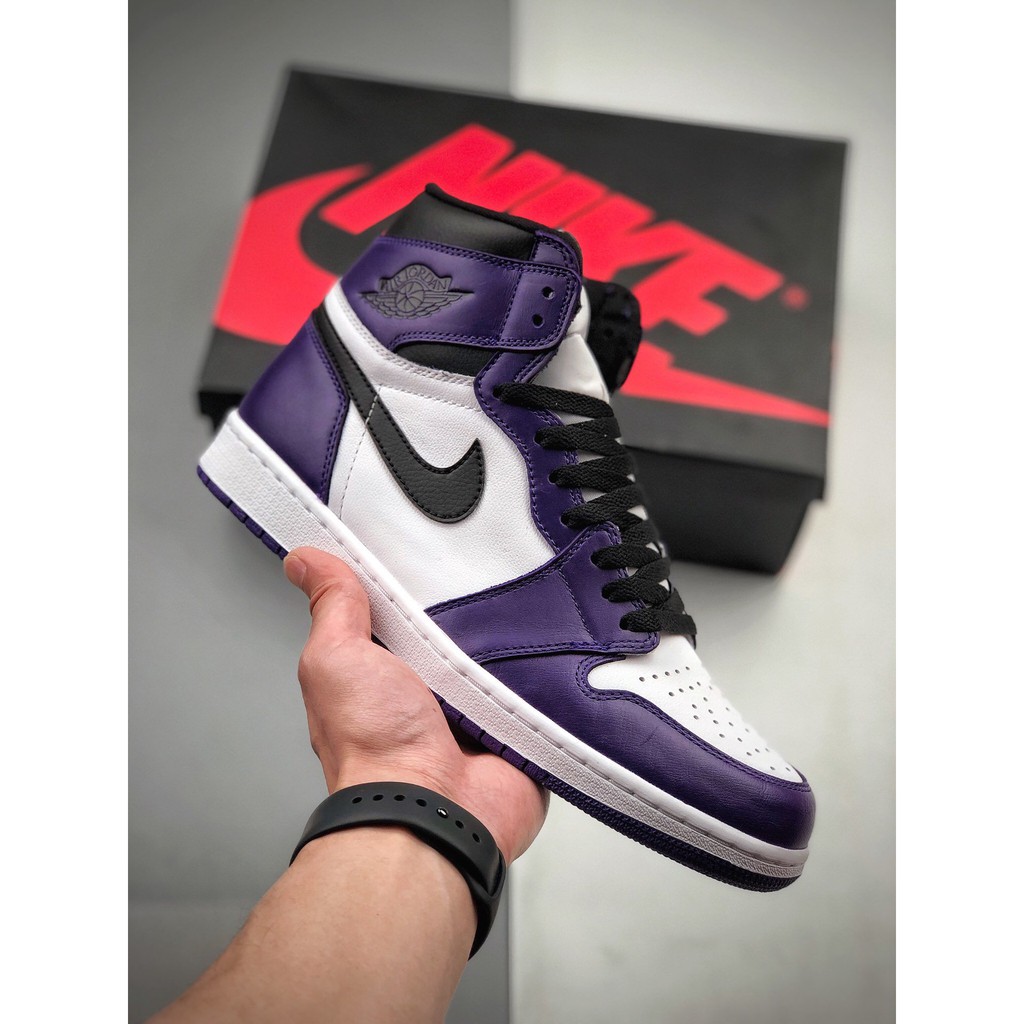 air jordan 1 purple toe