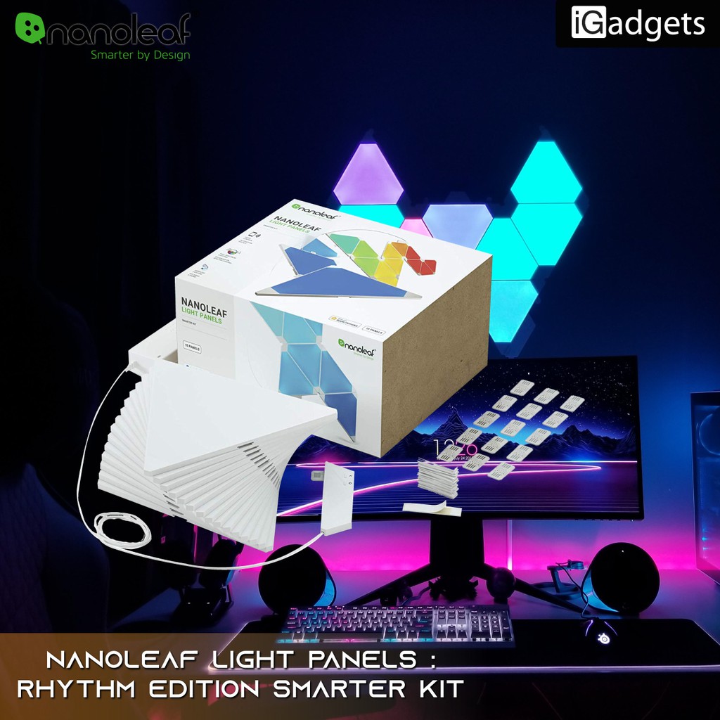 Nanoleaf Light Panels Rhythm Edition Youtube Nanoleaf Light Panels Und