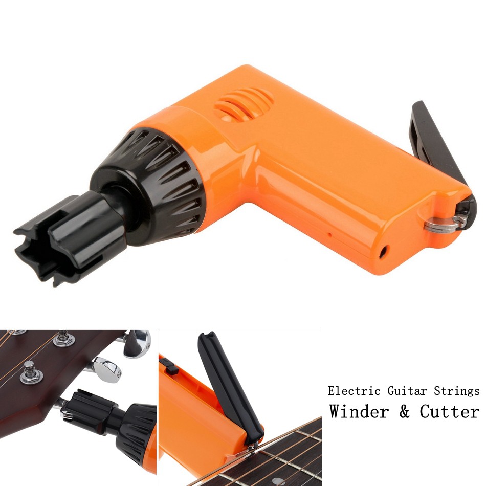 Electric Automatic Guitar Strings Winder with String Cutter Shopee Malaysia