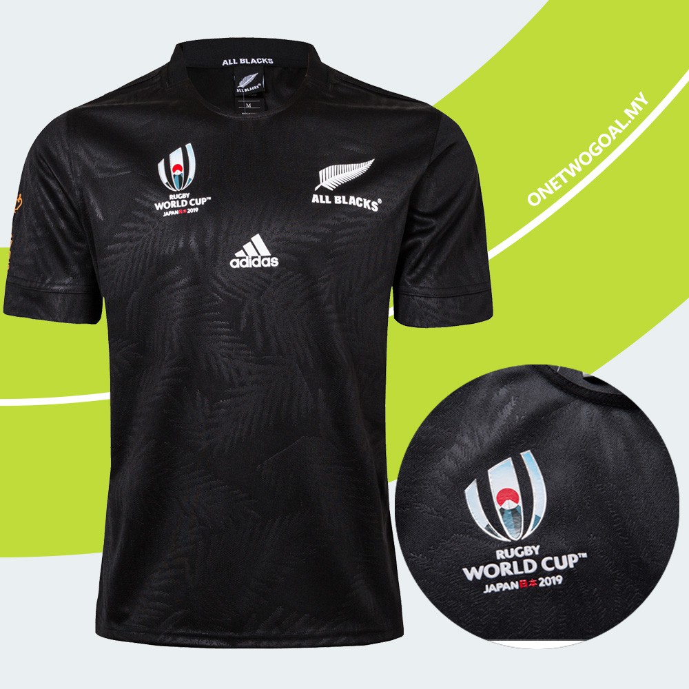 New Zealand All Blacks Rugby World Cup 2019 RWC Home Jersey Free Shipping 
