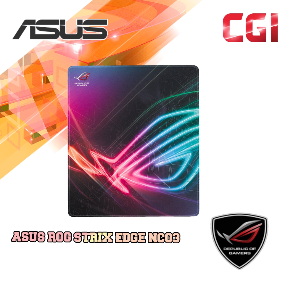 Asus Rog Strix Edge Nc03 Gaming Mouse Pad 90mp000t0 B0ua00 Shopee Malaysia