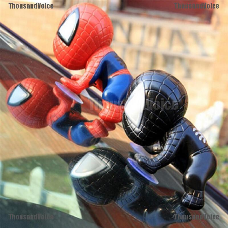 Auto Spider Man Toy Climbing Spiderman Window Sucker Spider Man Doll Car Decor Comic Book Hero Action Figures Comic Figures