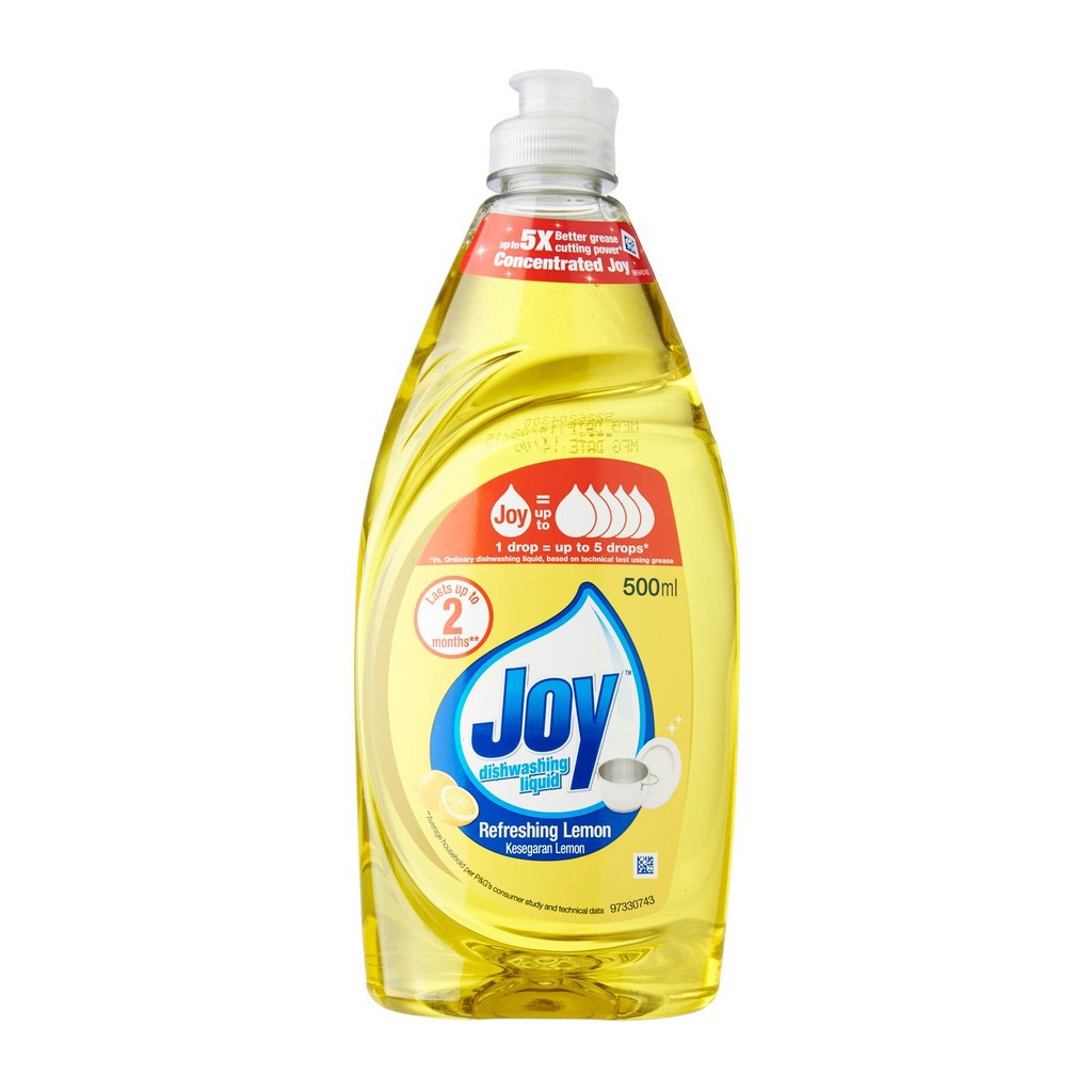 Joy Refreshing Lemon Dishwashing Liquid (500ml) Shopee Malaysia