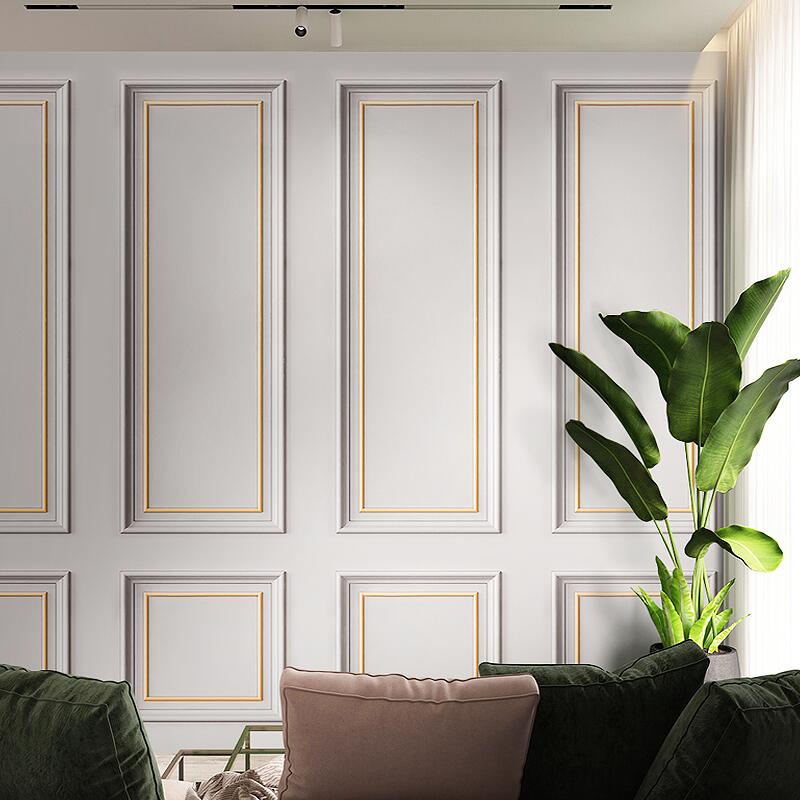 Mural simple modern studio living room background wall wallpaper 5D  three-dimensional dado wallpaper | Shopee Malaysia