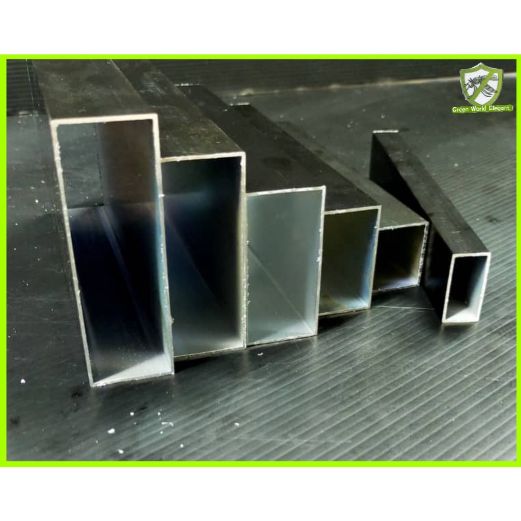 🔸️ Aluminium Rectangular Hollow Bar 🔸️ ( MB Brown Colour ) Bar Berongga Aluminium / Aluminium