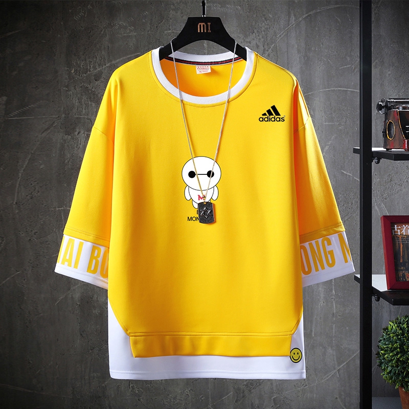 yellow adidas hoodie mens