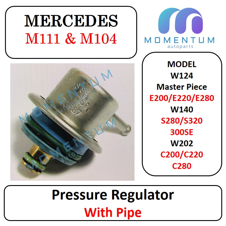 MERCEDES Pressure Regulator Brand Bosch Engine M111 & M104 E200 E220
