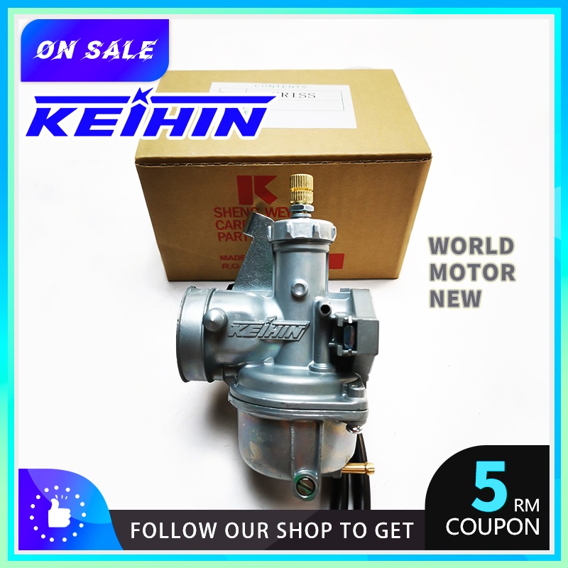 KEIHIN CARBURETOR HONDA WAVE125 22MM 24MM 28MM XRM STANDARD SIZE DAN