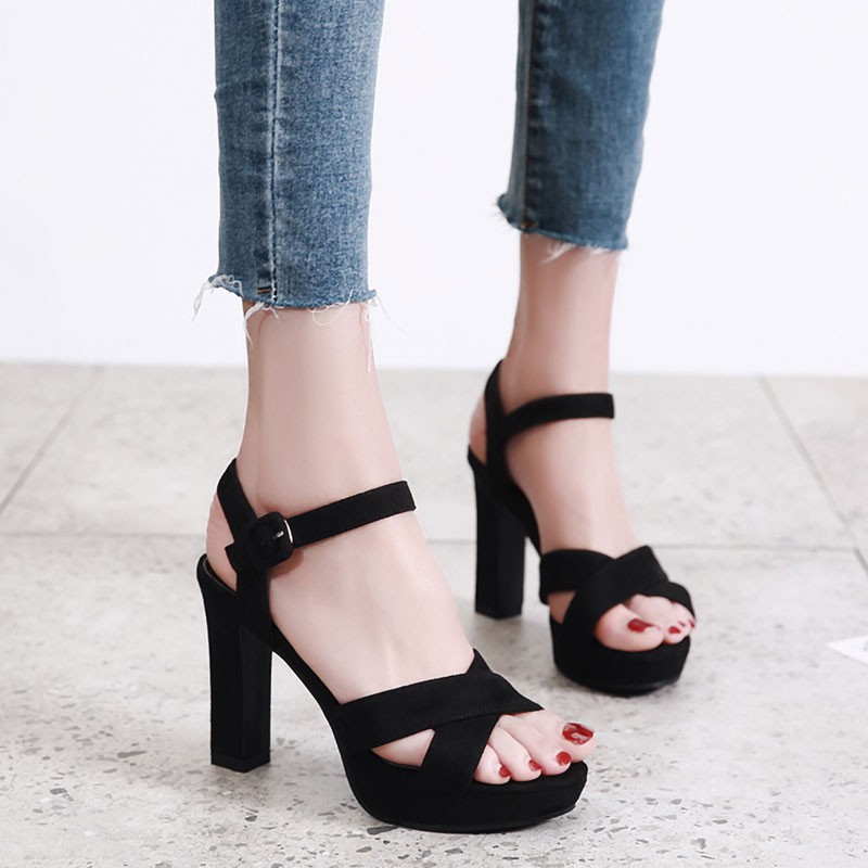 heels for girls black