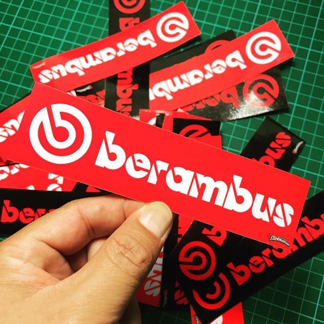 Berambus STICKER STICKMANIAC Shopee Malaysia