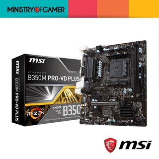 Msi b350m pro vd plus какие процессоры поддерживает