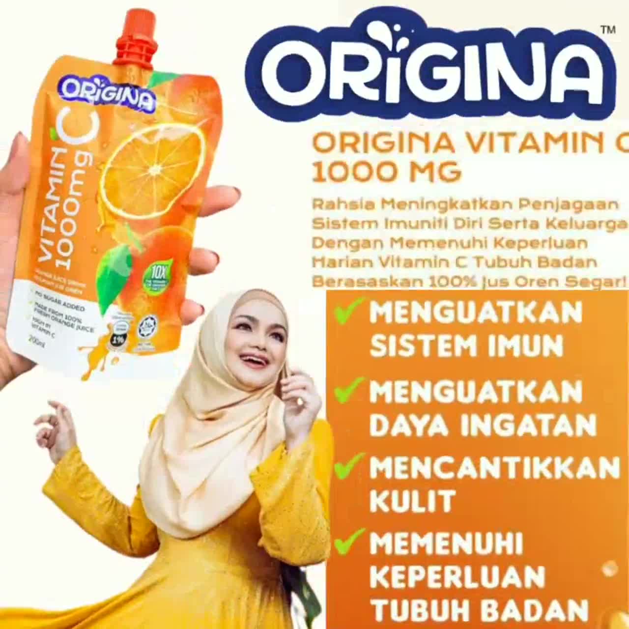 Buy Jus Oren Vitamin C 1000mg By Origina Agent Wanted Seetracker Malaysia