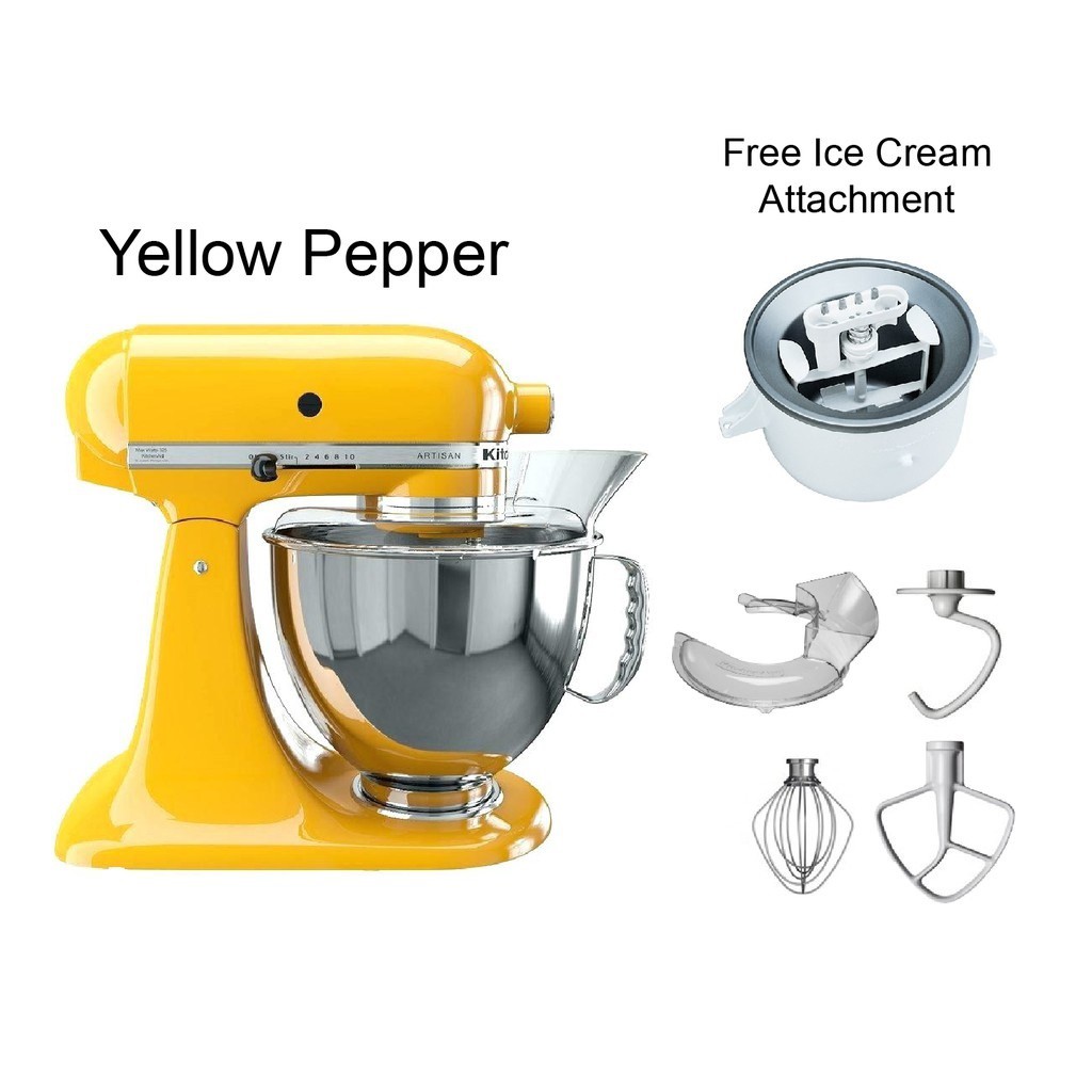 KitchenAid Artisan Stand Mixer Tilt-Head - Yellow Pepper ...