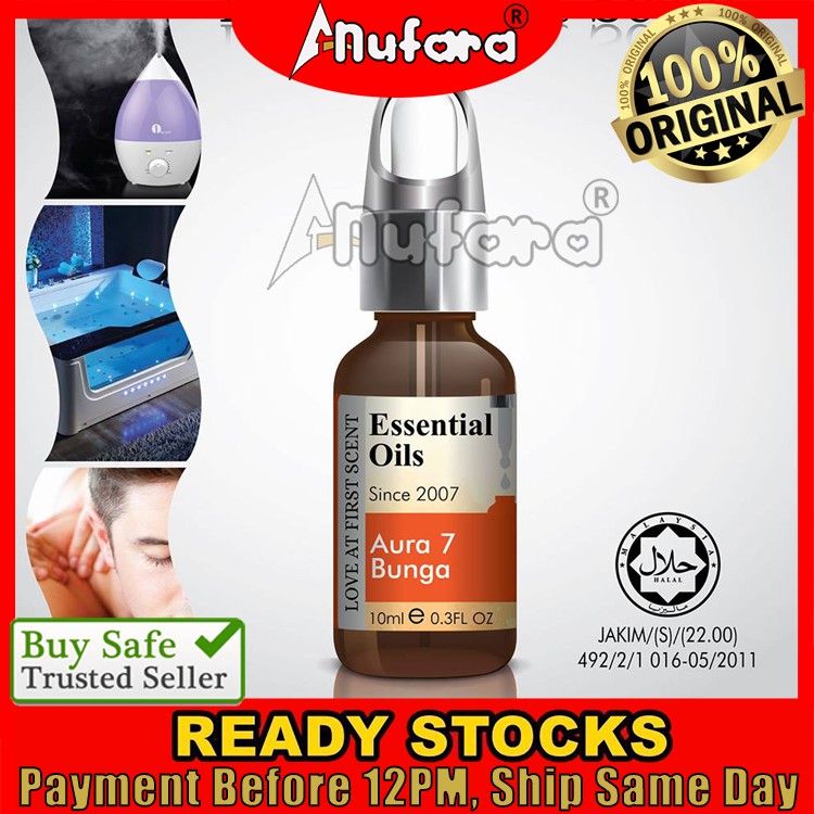 Essential Oil Halal Aura Terapi Mandian Bunga Minyak Pengasih Jodoh Sesuai Utk Perfumes & Oil