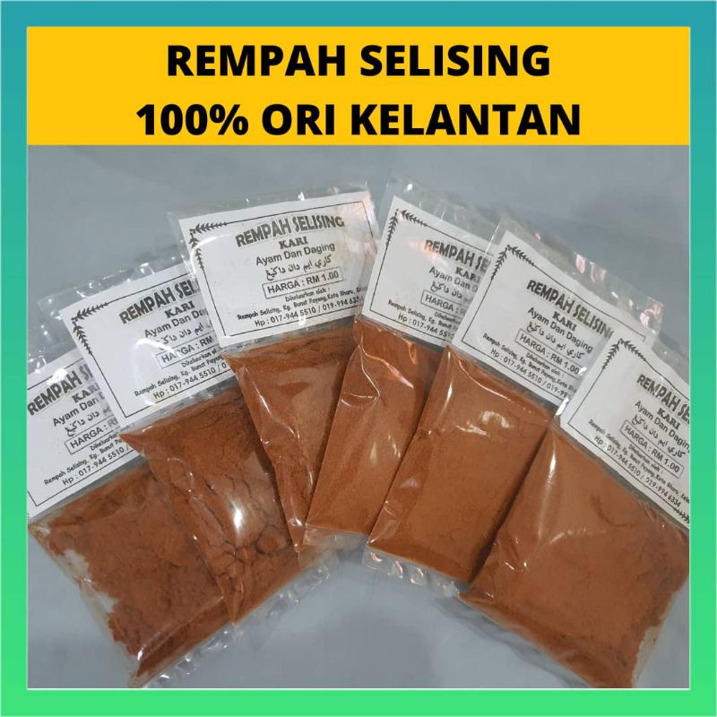 REMPAH KARI AYAM u0026 DAGING ORI SELISING / 100% ORI 