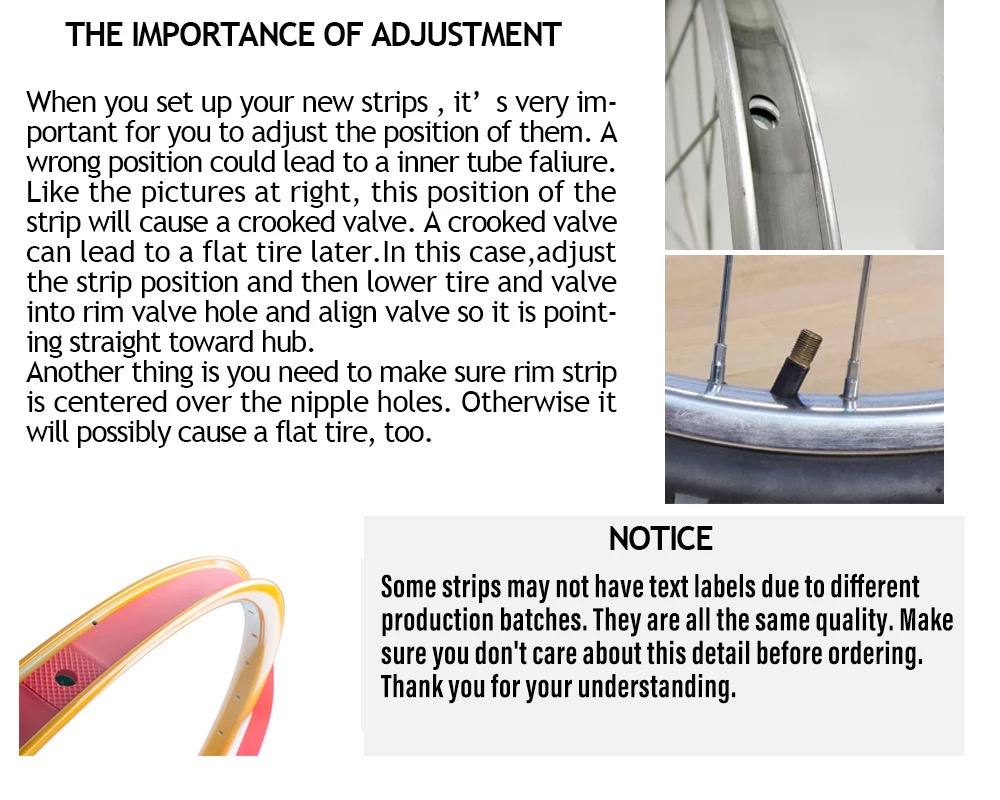 [1PC] ZTTO Bicycle Rim Tape 12" 14" 16" 20" 24" 26" 27.5" 29" 700c