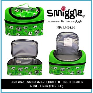 smiggle football lunch bag