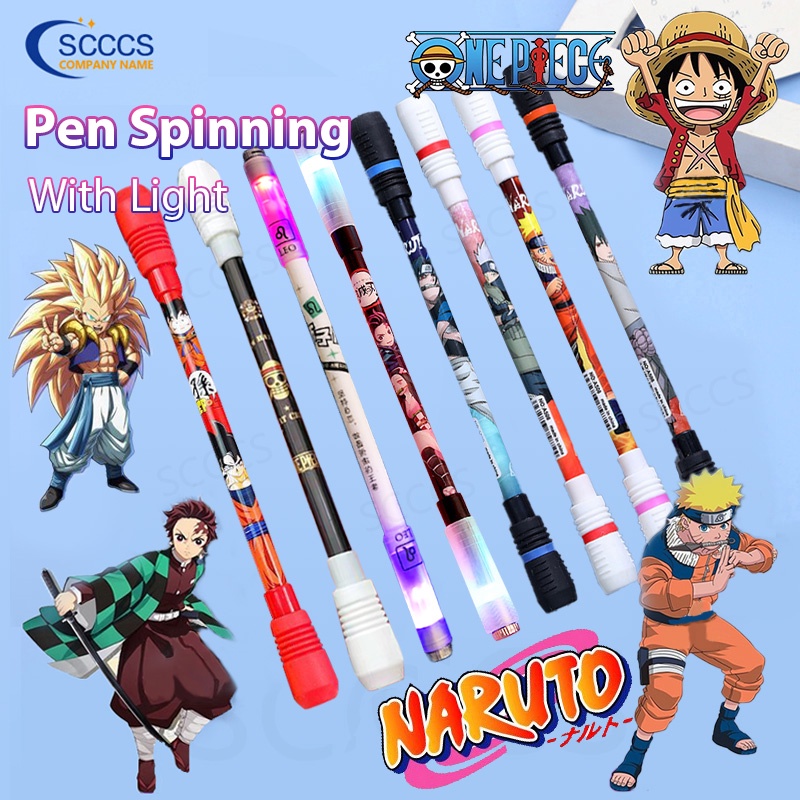 Multi Purpose Pen Spinning LED Light Anime Finger Flexibl Student Decompression Balanc 轉轉筆 - Image 4