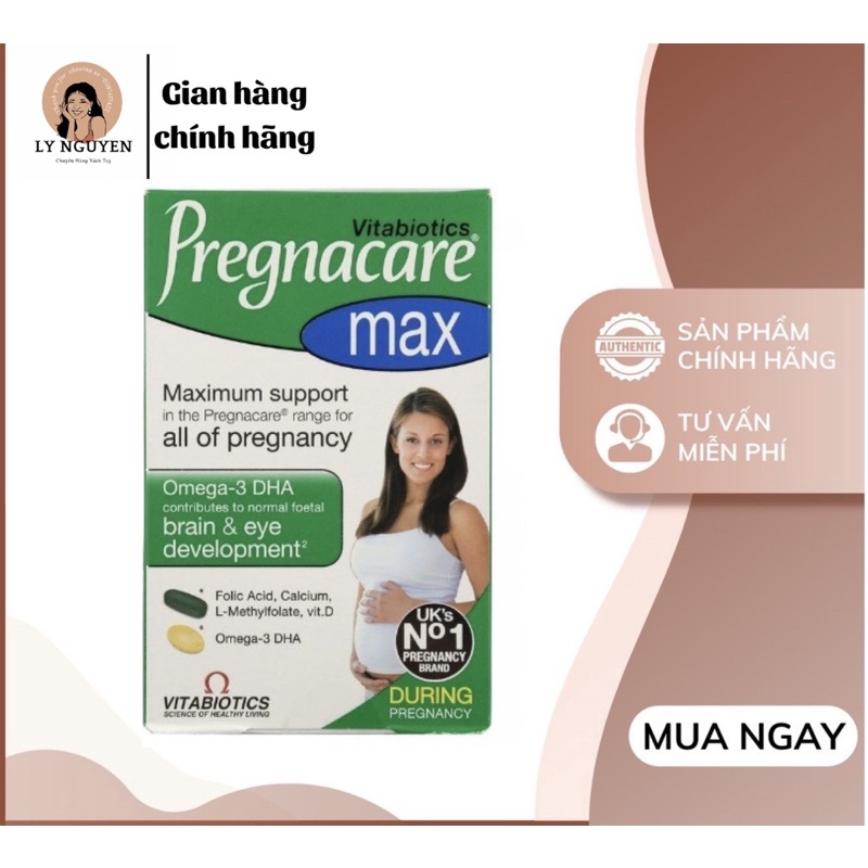 Multivitamins for Pregnacare Max, UK (84 capsules) supplemented with