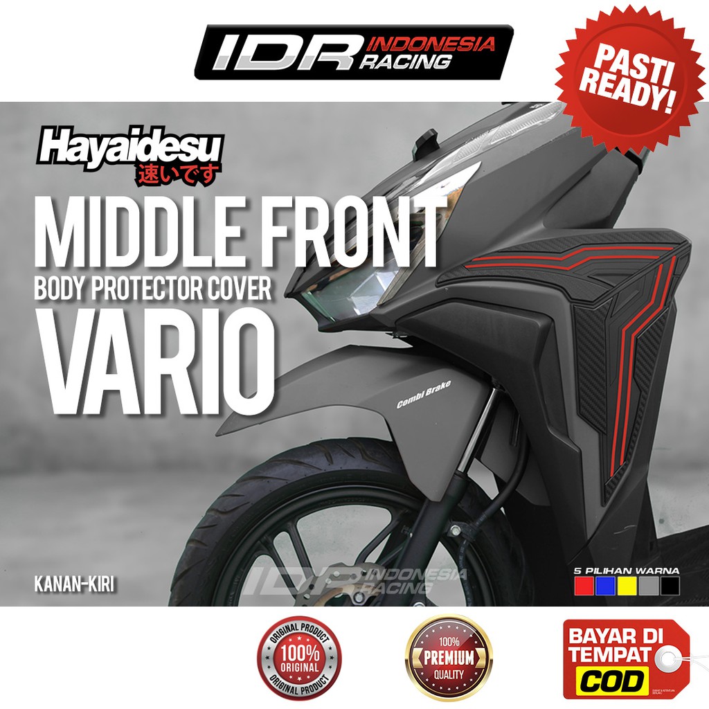 Hayaidesu Middle Front Body Protector For All New Vario Click 125 