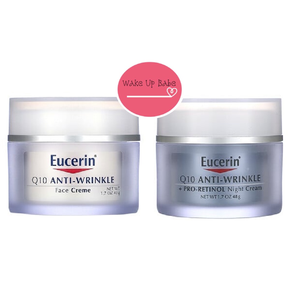 [Ready Stock] Eucerin Q10 AntiWrinkle Face Cream & ProRetinol Night Cream 48g Shopee Malaysia