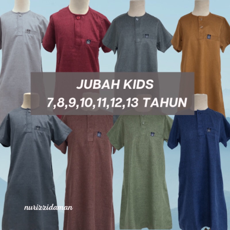 Buy Jubah Budak Sekolah Rendah Jubah Kanak Kanak Lelaki Jubah Kids Lengan Pendek Jubah Kids Cotton Seetracker Malaysia