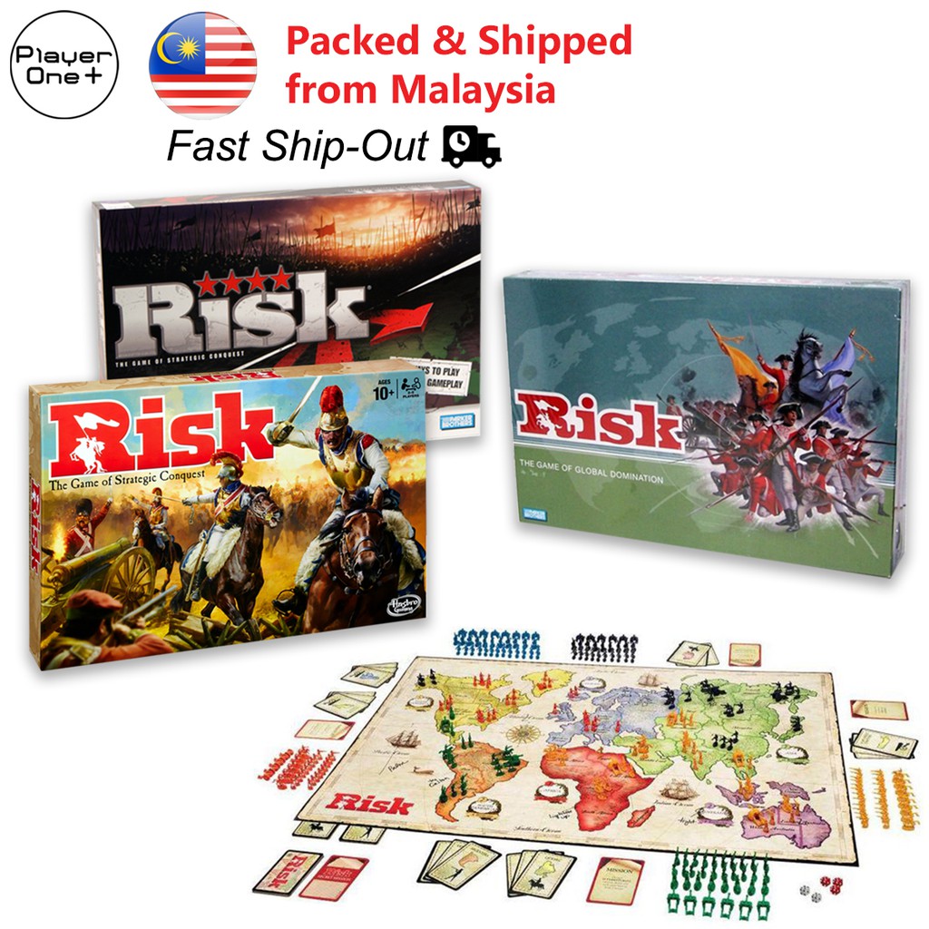 Risk Board Game  Strategic Fun Family Party Adult Games Gift 