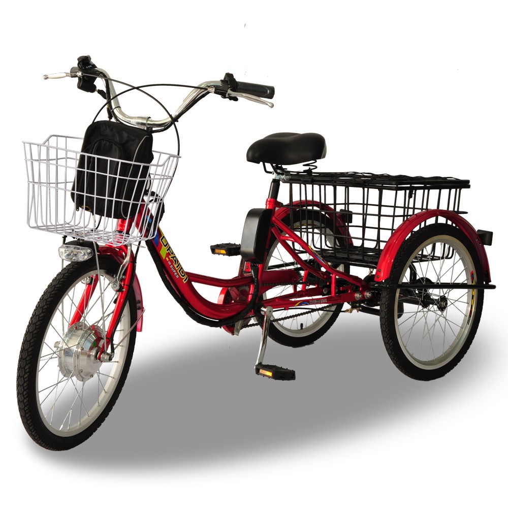 StonBike 20" Tricycle Electric Bicycle (Red) | Shopee Malaysia