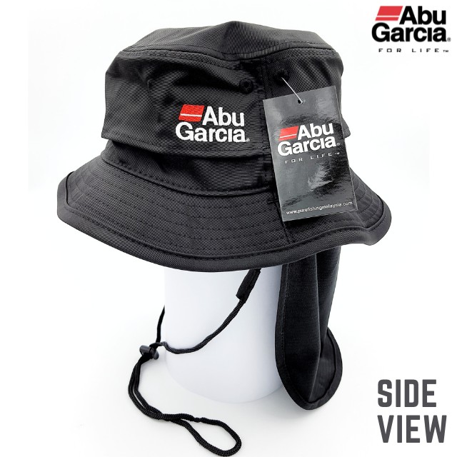 Abu Garcia Water Resistance Hat With Visor - Black &amp; Olive Green