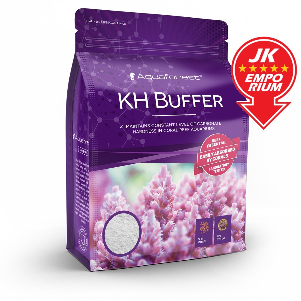Aquaforest KH Buffer 1200g Powder Maintains Carbonate Hardness Alkalinity Reef Aquarium Air Laut