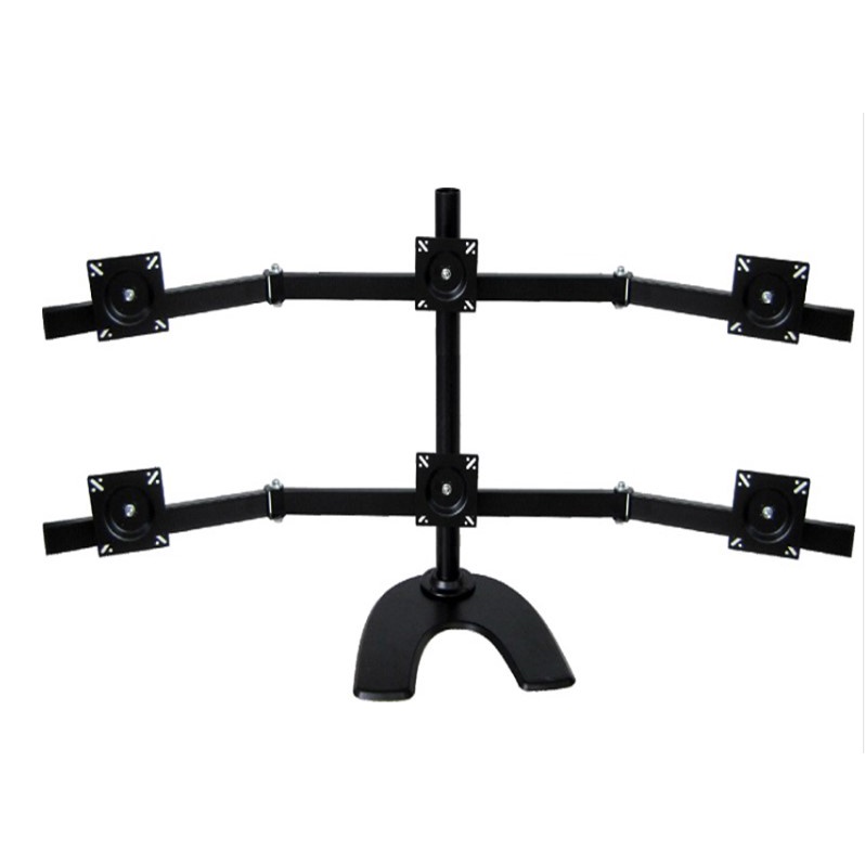 Shopping Multi Screen Stand for Four / Six Screen Bracket LCD Quad