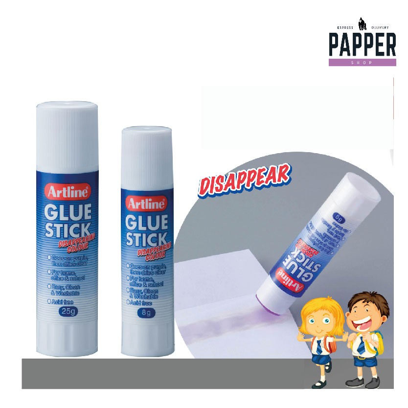 Artline Glue Stick Disappearing Colour (8g40g) Shopee Malaysia