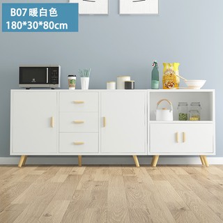 Cheap Home Meal Edge Ark Multi Function Assembly Contracted And Contemporary Scandinavian Receive Kitchen Cabinet Store Content Cupboard Tea Water Tank Shopee Malaysia