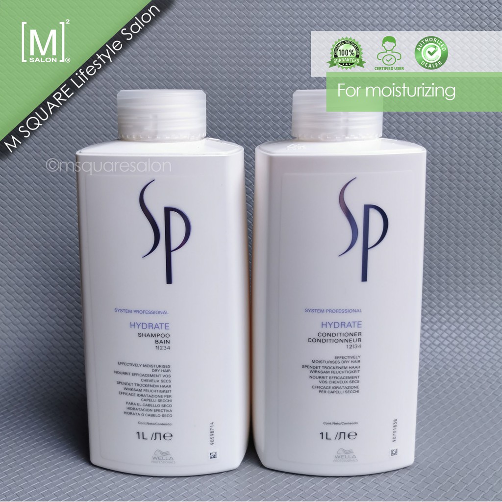 Wella SP Hydrate Shampoo 1000ml and Hydrate Conditioner 1000ml | Shopee  Malaysia