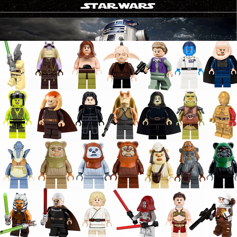 Heel Continent spy Lego Star Wars movies The last jedi Building blocks One boy toy | Shopee  Malaysia