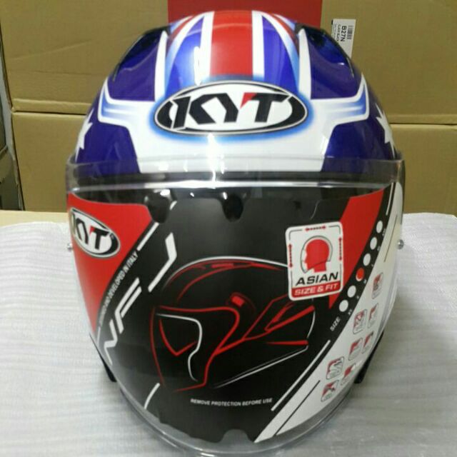 KYT HELMET NFJ BROC PARKES REP | Shopee Malaysia