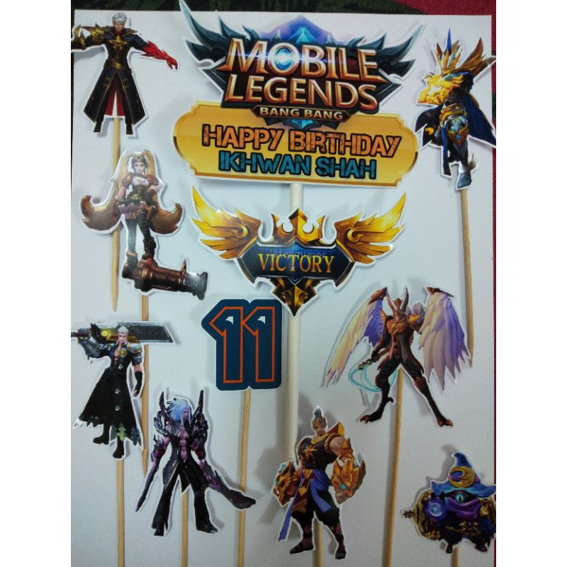 mobile legends topper cake | Shopee Malaysia