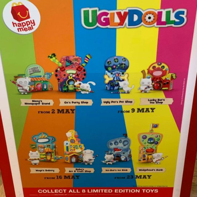 ugly dolls mcdonalds toys 2019