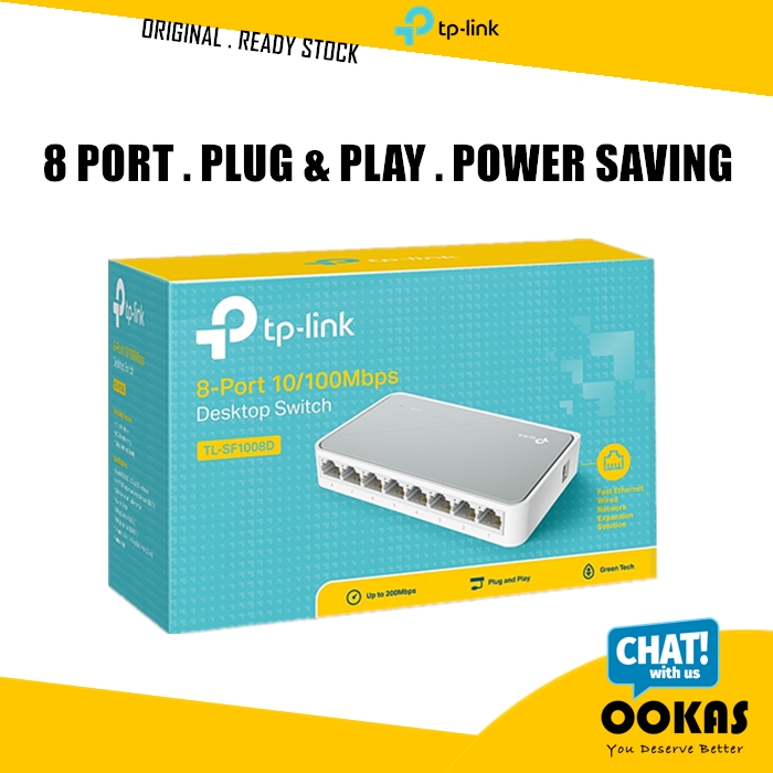 SWITCH TP-LINK 8 PORTS TL-SF1008D - Alger Algérie