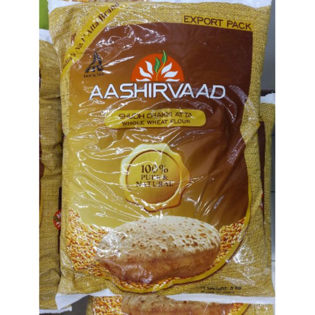 AASHIRVAAD Export Quality Chakki Atta Whole Wheat Flour ...