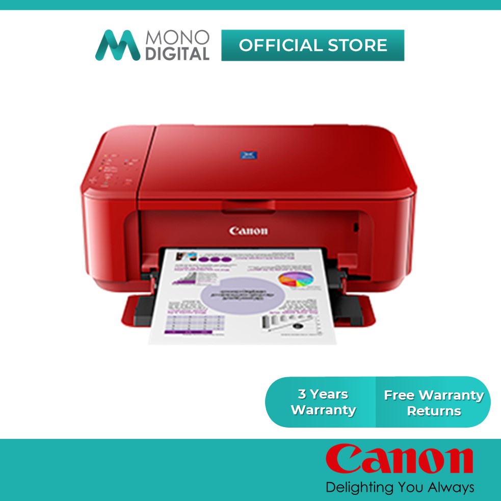 Canon Pixma E560 / E560R Advanced Wireless All-In-One Printer with Auto Duplex Printing for Low-Cost Printing (Print/Scan/Copy)