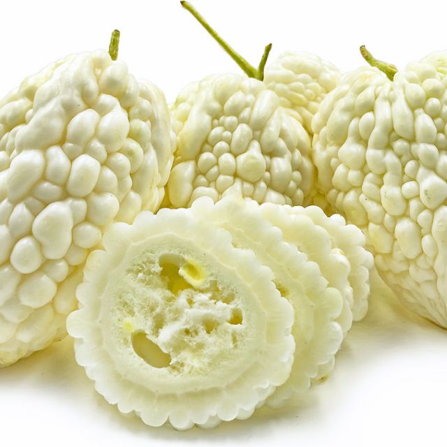 Buy Rare Fesh From Farm White Apple Bitter Melon 白珍珠苹果苦瓜 Peria Apple Putih 4 Seeds Seetracker Malaysia