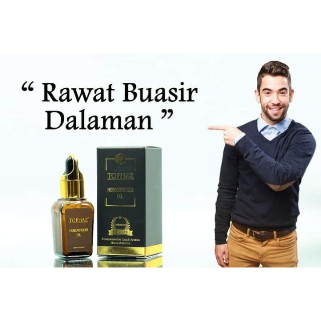 Ubat Buasir Dari Arab Tophaz Topaz Hemorrhoid Oil  Shopee 