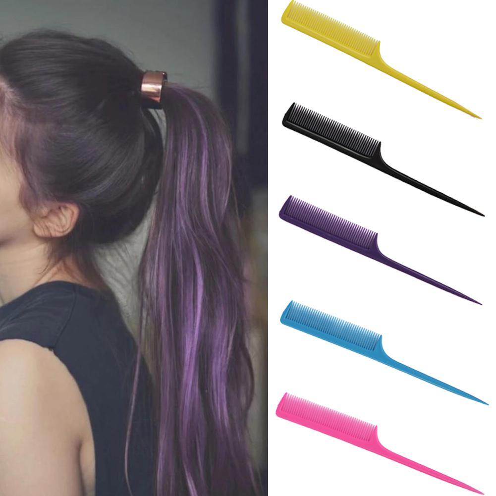 1*Color Random Plastic Pointed Tail Hair Comb for Hair Styling | Shopee  Malaysia