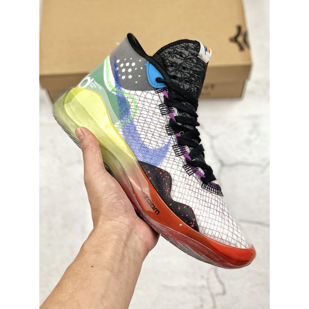 kevin durant rainbow shoes