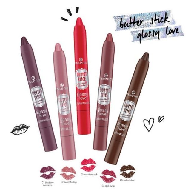 🔥🔥🔥PROMOTION essence butterstick glossy love | Shopee Malaysia