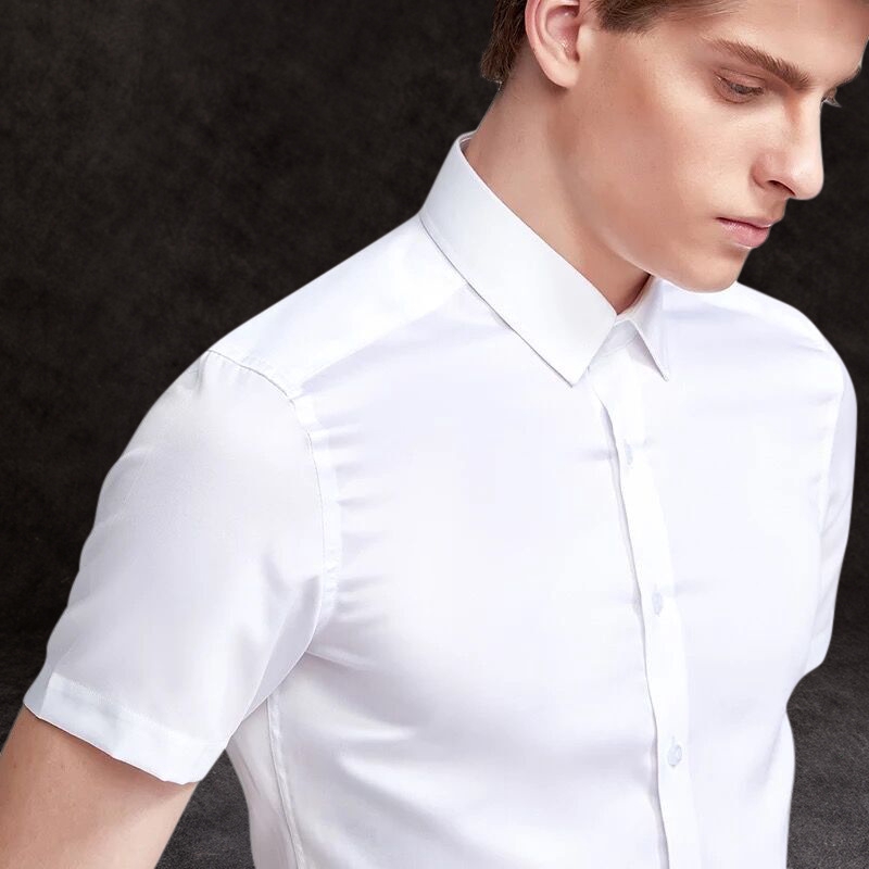 men's no iron short sleeve dress shirts