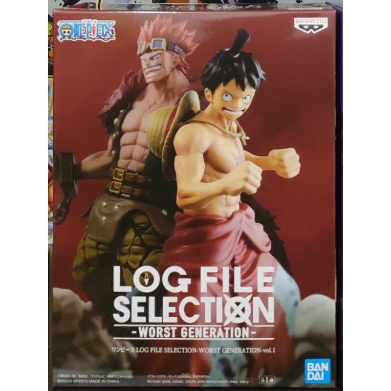 One Piece Log File Selection Worst Generation Vol 1 Monkey D Luffy Shopee Malaysia