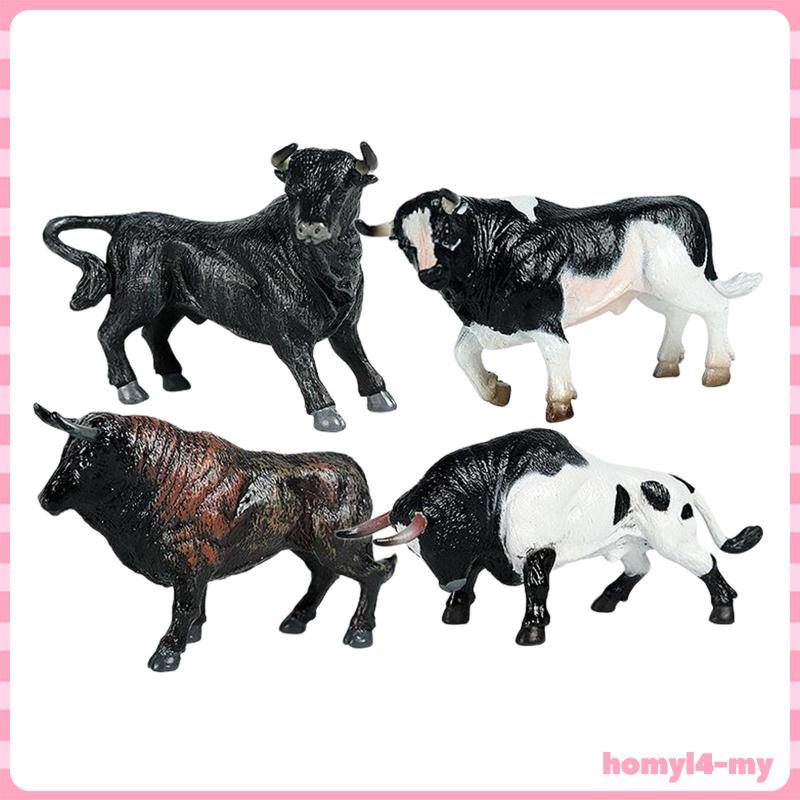 [Trend Technology] Farm Animals Simulation Action Figures Collection Cow Model Toys