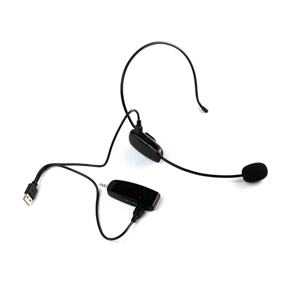 Portable UHF FM Wireless Microphone Headset System Voice Amp Amplifier